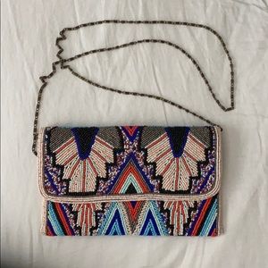 Beaded Anthropologie clutch